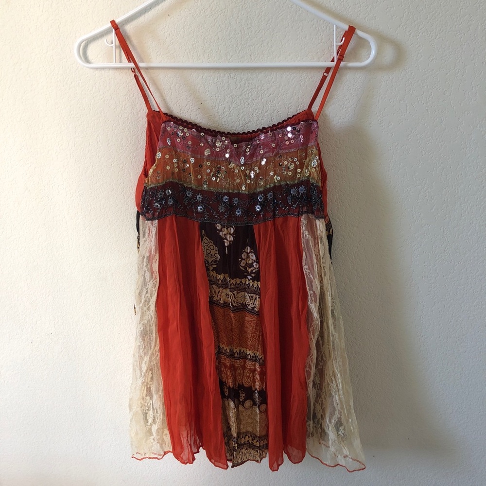 Twenty one boho tank top S